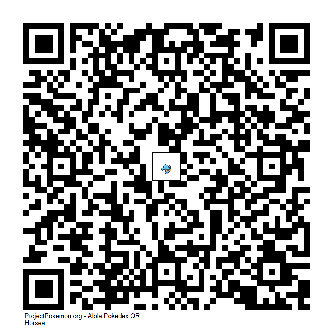 Cdigo QR de Horsea